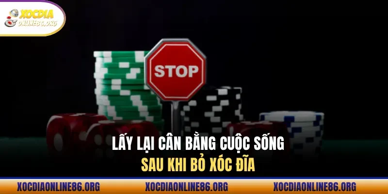 lay lai can bang cuoc song sau khi bo xoc dia Lấy lại cân bằng cuộc sống sau khi bỏ xóc đĩa