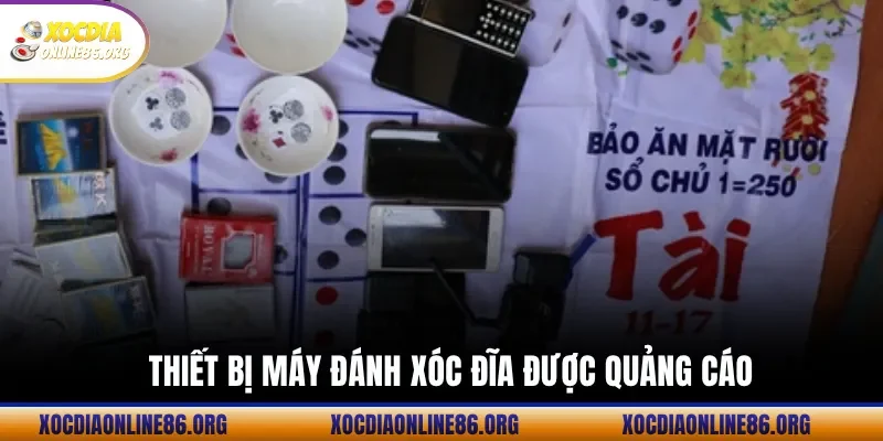 thiet bi may danh xoc dia duoc quang cao Thiết Bị Máy Đánh Xóc Đĩa Được Quảng Cáo