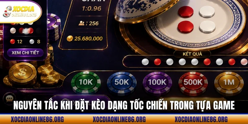nguyen tac khi dat keo dang toc chien trong tua game Nguyên tắc khi đặt kèo dạng tốc chiến trong tựa game